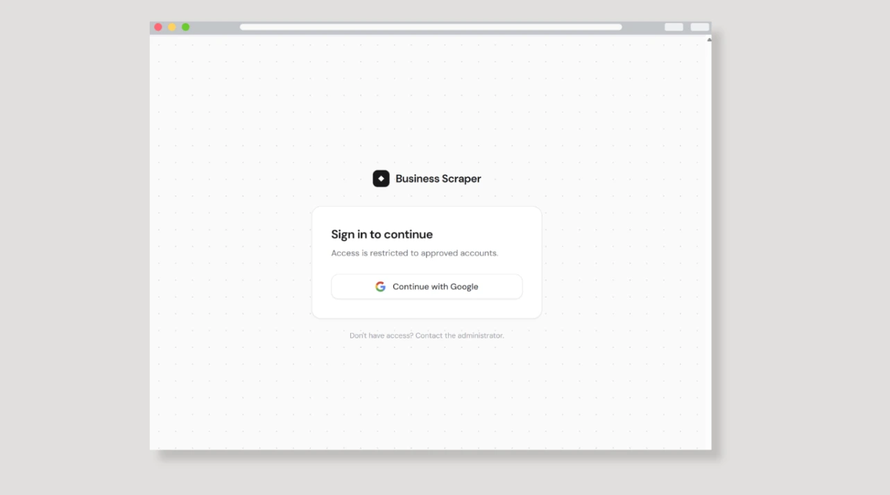 Sign In Page