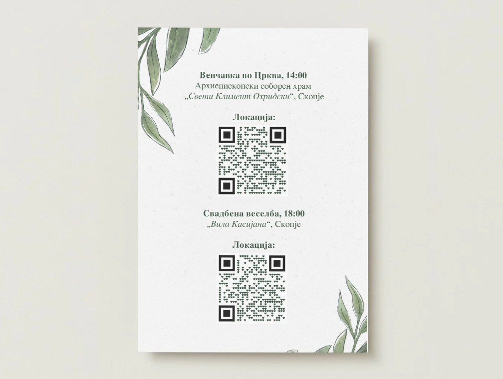 Wedding Invitations Back